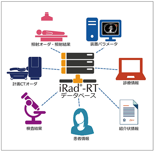 図1　iRad®-RTデータベースに格納されている情報の例