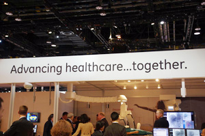 RSNA 3013の展示テーマ“Advancing healthcare ... together.”