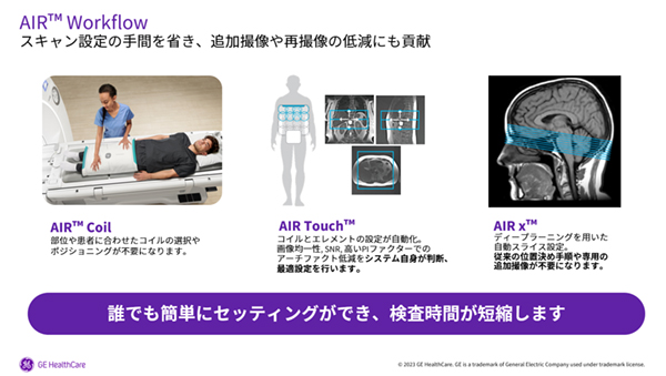 快適な検査と信頼性の向上